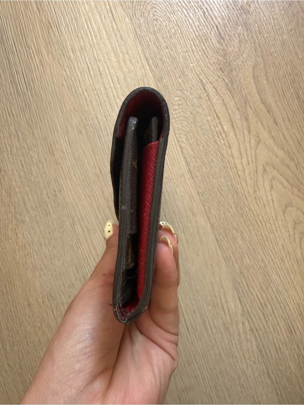 Authentic Louis Vuitton Brown Monogram Envelope Wallet - Picture 5 of 6